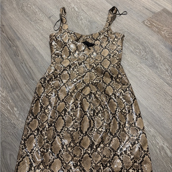 NWOT Zara Leopard Print Dress - Picture 3 of 6